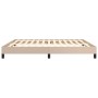 Estructura de cama de cuero sintético capuchino 180x200 cm de vidaXL, Camas y somieres - Ref: Foro24-346921, Precio: 115,05 €...