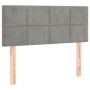 Cama box spring con colchón terciopelo gris claro 90x190 cm de vidaXL, Camas y somieres - Ref: Foro24-3127463, Precio: 305,55...