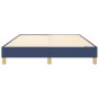 Estructura de cama de tela azul 140x190 cm de vidaXL, Camas y somieres - Ref: Foro24-3120612, Precio: 99,51 €, Descuento: %