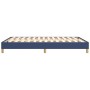 Estructura de cama de tela azul 140x190 cm de vidaXL, Camas y somieres - Ref: Foro24-3120612, Precio: 99,51 €, Descuento: %