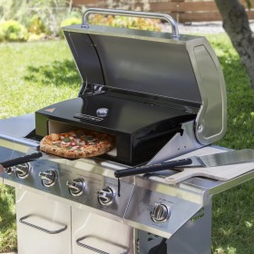 BakerStone Set de horno para pizza negro de BakerStone, Aparatos para hacer pizza - Ref: Foro24-441231, Precio: 213,73 €, Des...