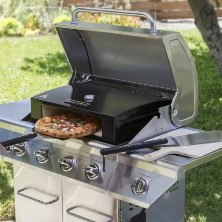 BakerStone Set de horno para pizza negro de BakerStone, Aparatos para hacer pizza - Ref: Foro24-441231, Precio: 213,89 €, Des...