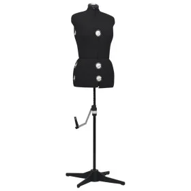 Maniquí de sastre ajustable mujer negro talla M 40-46 de vidaXL, Galanes de noche - Ref: Foro24-288488, Precio: 213,15 €, Des...