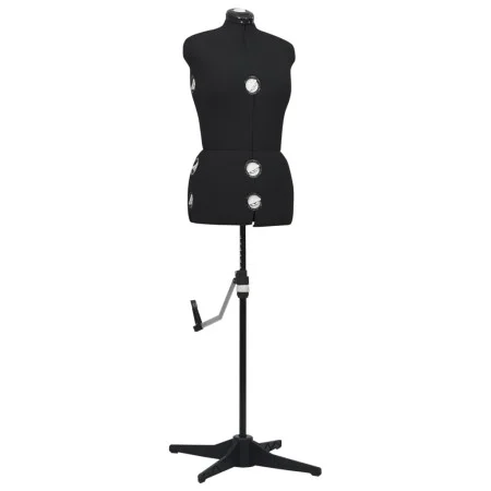 Maniquí de sastre ajustable mujer negro talla M 40-46 de vidaXL, Galanes de noche - Ref: Foro24-288488, Precio: 213,15 €, Des...