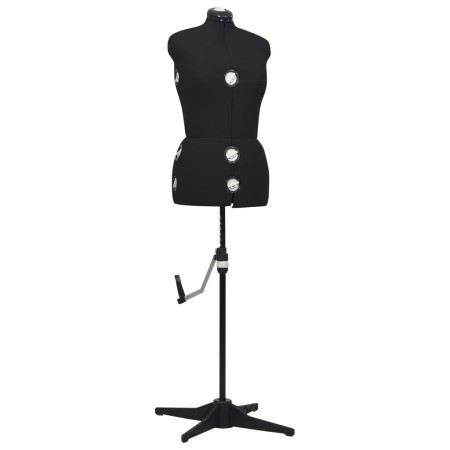 Maniquí de sastre ajustable mujer negro talla M 40-46 de vidaXL, Galanes de noche - Ref: Foro24-288488, Precio: 208,12 €, Des...