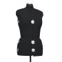 Maniquí de sastre ajustable mujer negro talla M 40-46 de vidaXL, Galanes de noche - Ref: Foro24-288488, Precio: 208,12 €, Des...