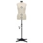 Maniquí de sastre ajustable mujer color crema talla M 40-46 de vidaXL, Galanes de noche - Ref: Foro24-288487, Precio: 220,64 ...