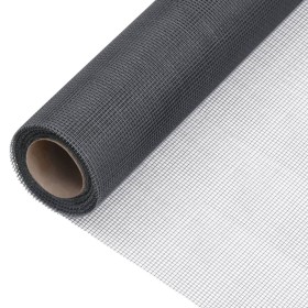Malla mosquitera de fibra de vidrio gris 80x2000 cm de vidaXL, Paneles de vallas - Ref: Foro24-150870, Precio: 33,30 €, Descu...