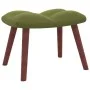Light green velvet rocking chair with footrest by vidaXL, Rocking chairs - Ref: Foro24-328153, Price: 165,65 €, Discount: %