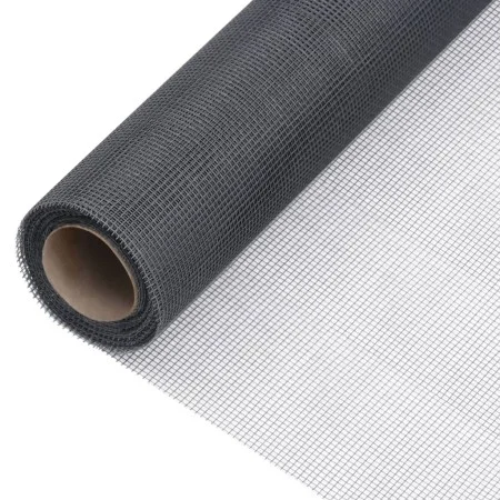 Gray fiberglass mosquito netting 100x2000 cm by vidaXL, fence panels - Ref: Foro24-150873, Price: 32,57 €, Discount: %