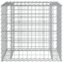 Banco de jardín con cesta de gaviones madera de pino impregnada de vidaXL, Bancos de jardín - Ref: Foro24-3196250, Precio: 46...