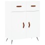 Aparador alto madera contrachapada blanco 69,5x34x180 cm de vidaXL, Aparadores - Ref: Foro24-3200489, Precio: 139,90 €, Descu...