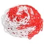 Cadenas de advertencia plástico rojo y blanco 100 m Ø4 mm de vidaXL, Señales de seguridad - Ref: Foro24-150924, Precio: 67,48...