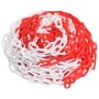 Cadenas de advertencia plástico rojo y blanco 100 m Ø8 mm de vidaXL, Señales de seguridad - Ref: Foro24-150928, Precio: 108,5...
