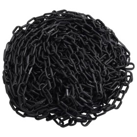 Cadena de advertencia plástico negro 30 m Ø4 mm de vidaXL, Señales de seguridad - Ref: Foro24-150929, Precio: 27,33 €, Descue...