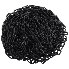 Cadena de advertencia plástico negro 30 m Ø6 mm de vidaXL, Señales de seguridad - Ref: Foro24-150931, Precio: 33,54 €, Descue...