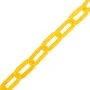Cadena de advertencia plástico amarillo 100 m Ø6 mm de vidaXL, Señales de seguridad - Ref: Foro24-150938, Precio: 77,32 €, De...