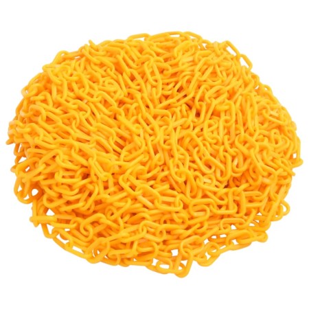 Cadena de advertencia plástico amarillo 100 m Ø8 mm de vidaXL, Señales de seguridad - Ref: Foro24-150940, Precio: 121,68 €, D...