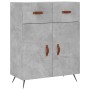 Aparador alto madera contrachapada gris hormigón 69,5x34x180 cm de vidaXL, Aparadores - Ref: Foro24-3200493, Precio: 133,89 €...