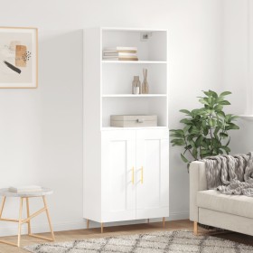 Aparador alto madera contrachapada blanco 69,5x34x180 cm de vidaXL, Aparadores - Ref: Foro24-3189941, Precio: 135,85 €, Descu...