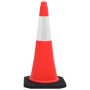 Conos de tráfico reflectantes con base pesada 4 uds 75 cm de vidaXL, Señales de carretera y tráfico - Ref: Foro24-150943, Pre...