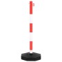 Juego de barrera con postes y cadena plástico 10 m de vidaXL, Señales de carretera y tráfico - Ref: Foro24-150954, Precio: 72...