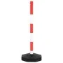 Juego de barrera con postes y cadena plástico 10 m de vidaXL, Señales de carretera y tráfico - Ref: Foro24-150954, Precio: 67...