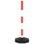 Juego de barrera con postes y cadena plástico 10 m de vidaXL, Señales de carretera y tráfico - Ref: Foro24-150954, Precio: 72...