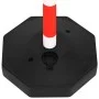 Juego de barrera con postes y cadena plástico 10 m de vidaXL, Señales de carretera y tráfico - Ref: Foro24-150954, Precio: 67...