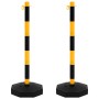 Juego de barrera con postes y cadena plástico 10 m de vidaXL, Señales de carretera y tráfico - Ref: Foro24-150956, Precio: 41...