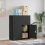 Armario archivador de acero negro 90x40x110 cm de vidaXL, Taquillas y armarios de almacenamiento - Ref: Foro24-3188322, Preci...