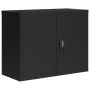Armario archivador de acero negro 90x40x110 cm de vidaXL, Taquillas y armarios de almacenamiento - Ref: Foro24-3188322, Preci...
