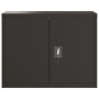 Armario archivador de acero negro 90x40x110 cm de vidaXL, Taquillas y armarios de almacenamiento - Ref: Foro24-3188322, Preci...