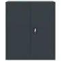 Armario archivador de acero gris antracita 90x40x145 cm de vidaXL, Taquillas y armarios de almacenamiento - Ref: Foro24-31883...