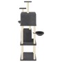 Rascador para gatos con postes de sisal gris oscuro 180 cm de vidaXL, Mobiliario para gatos - Ref: Foro24-172033, Precio: 94,...