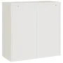Armario archivador acero blanco 90x40x130 cm de vidaXL, Taquillas y armarios de almacenamiento - Ref: Foro24-3188311, Precio:...