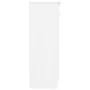 Mueble zapatero ALTA madera maciza de pino blanco 77x35x96 cm de vidaXL, Zapateros y organizadores de calzado - Ref: Foro24-3...