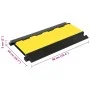 Rampas protectoras de cables con 5 canales goma 90 cm de vidaXL, Señales de carretera y tráfico - Ref: Foro24-150965, Precio:...