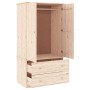 Armario ALTA madera maciza pino 90x55x170 cm de vidaXL, Armarios roperos - Ref: Foro24-353929, Precio: 367,61 €, Descuento: %