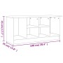 Banco zapatero ALTA madera maciza de pino blanco 100x35x45 cm de vidaXL, Bancos para recibidores y almacenamiento - Ref: Foro...