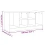 Banco zapatero ALTA madera maciza de pino blanco 100x35x45 cm de vidaXL, Bancos para recibidores y almacenamiento - Ref: Foro...