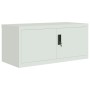 Armario archivador de acero gris claro 90x40x180 cm de vidaXL, Taquillas y armarios de almacenamiento - Ref: Foro24-3188319, ...