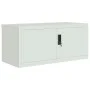 Armario archivador de acero gris claro 90x40x180 cm de vidaXL, Taquillas y armarios de almacenamiento - Ref: Foro24-3188319, ...