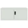 Armario archivador de acero gris claro 90x40x180 cm de vidaXL, Taquillas y armarios de almacenamiento - Ref: Foro24-3188319, ...