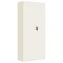 Armario archivador de acero blanco 90x40x240 cm de vidaXL, Taquillas y armarios de almacenamiento - Ref: Foro24-3188315, Prec...