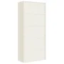 Armario archivador de acero blanco 90x40x240 cm de vidaXL, Taquillas y armarios de almacenamiento - Ref: Foro24-3188315, Prec...