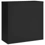 Armario archivador de acero negro 90x40x130 cm de vidaXL, Taquillas y armarios de almacenamiento - Ref: Foro24-3188323, Preci...