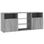 Mueble de TV con luces LED gris Sonoma 120x30x50 cm de vidaXL, Muebles TV - Ref: Foro24-815715, Precio: 101,08 €, Descuento: %