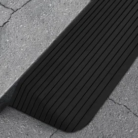 Rubber threshold ramp 110x41x5 cm by vidaXL, Road and traffic signs - Ref: Foro24-150974, Price: 66,56 €, Discount: %