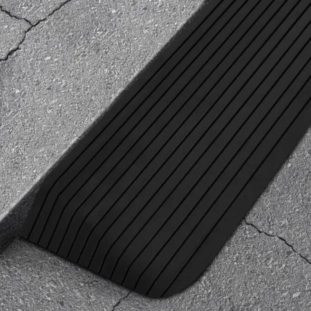 Rampas de umbral goma 2 uds 110x41x5 cm de vidaXL, Señales de carretera y tráfico - Ref: Foro24-150975, Precio: 98,55 €, Desc...